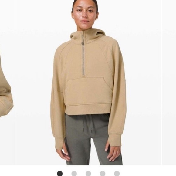 lululemon athletica Tops - Lululemon Scuba Oversized 1/2 Zip Trench